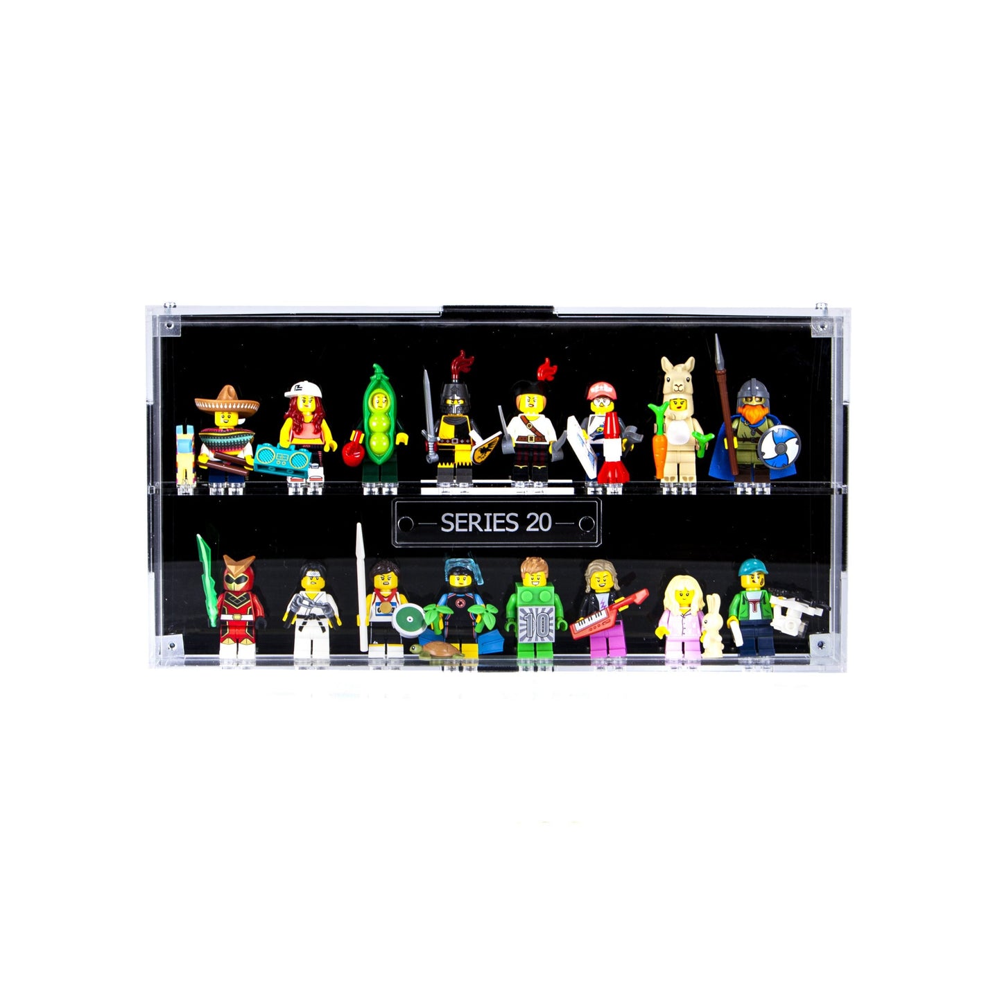 Full set of Acrylic Display Cases for LEGO Minifigures Series 1-24