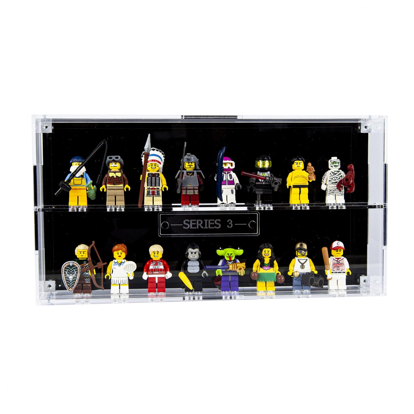 Full set of Acrylic Display Cases for LEGO Minifigures Series 1-24