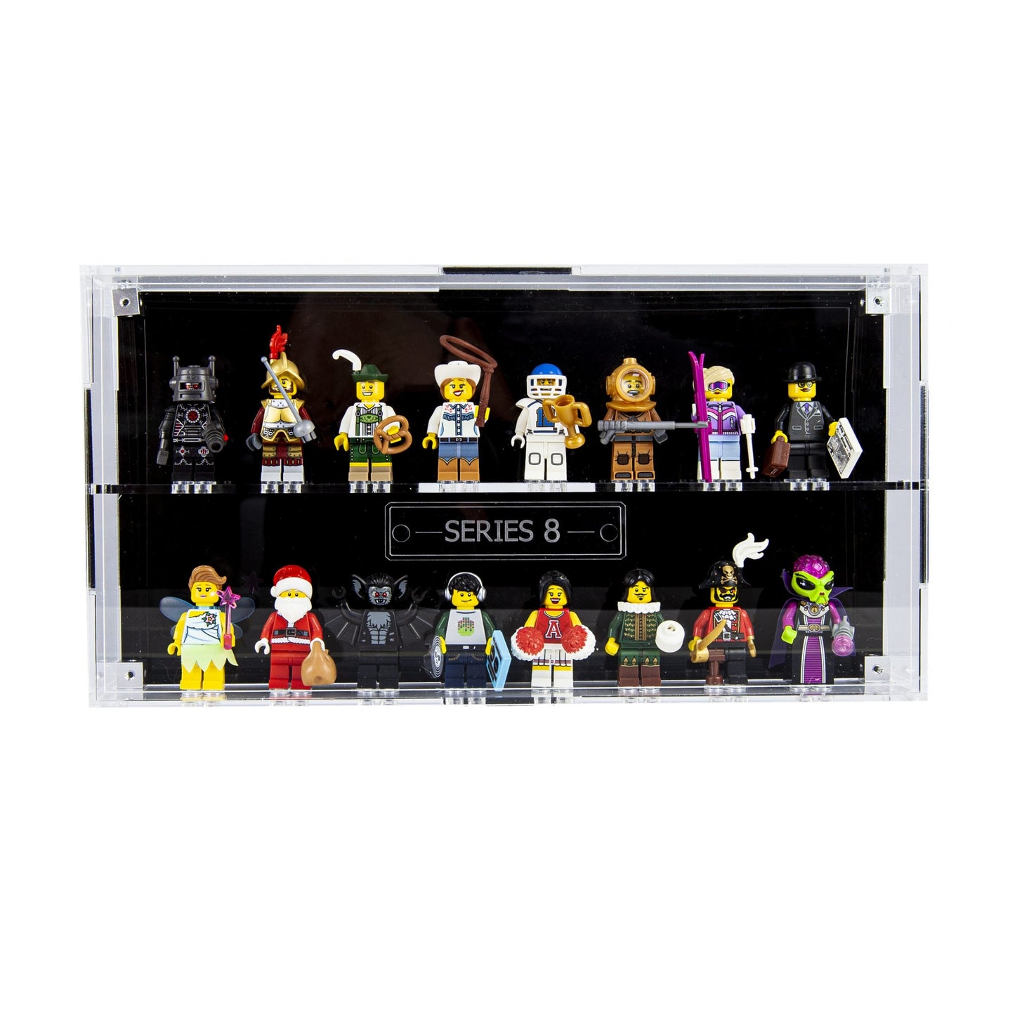 Full set of Acrylic Display Cases for LEGO Minifigures Series 1-24