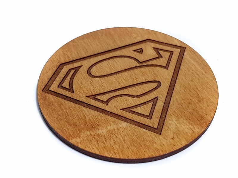 Super Hero Wooden Coasters