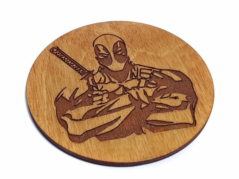 Super Hero Wooden Coasters