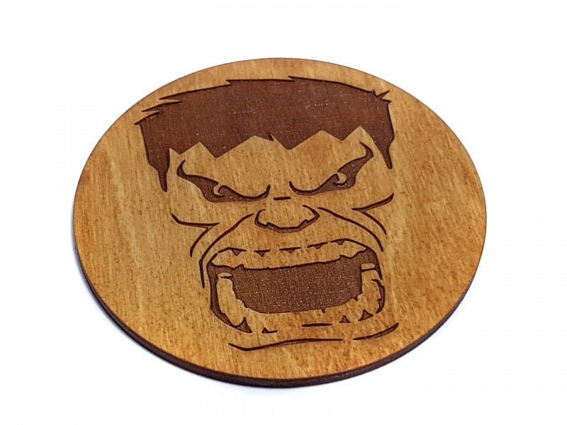Super Hero Wooden Coasters