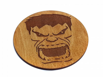Super Hero Wooden Coasters