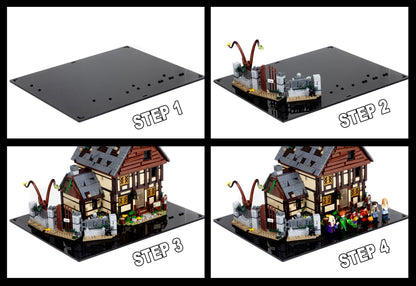 Acrylic Display Case for the LEGO® Disney Hocus Pocus: The Sanderson Sisters' Cottage 21341