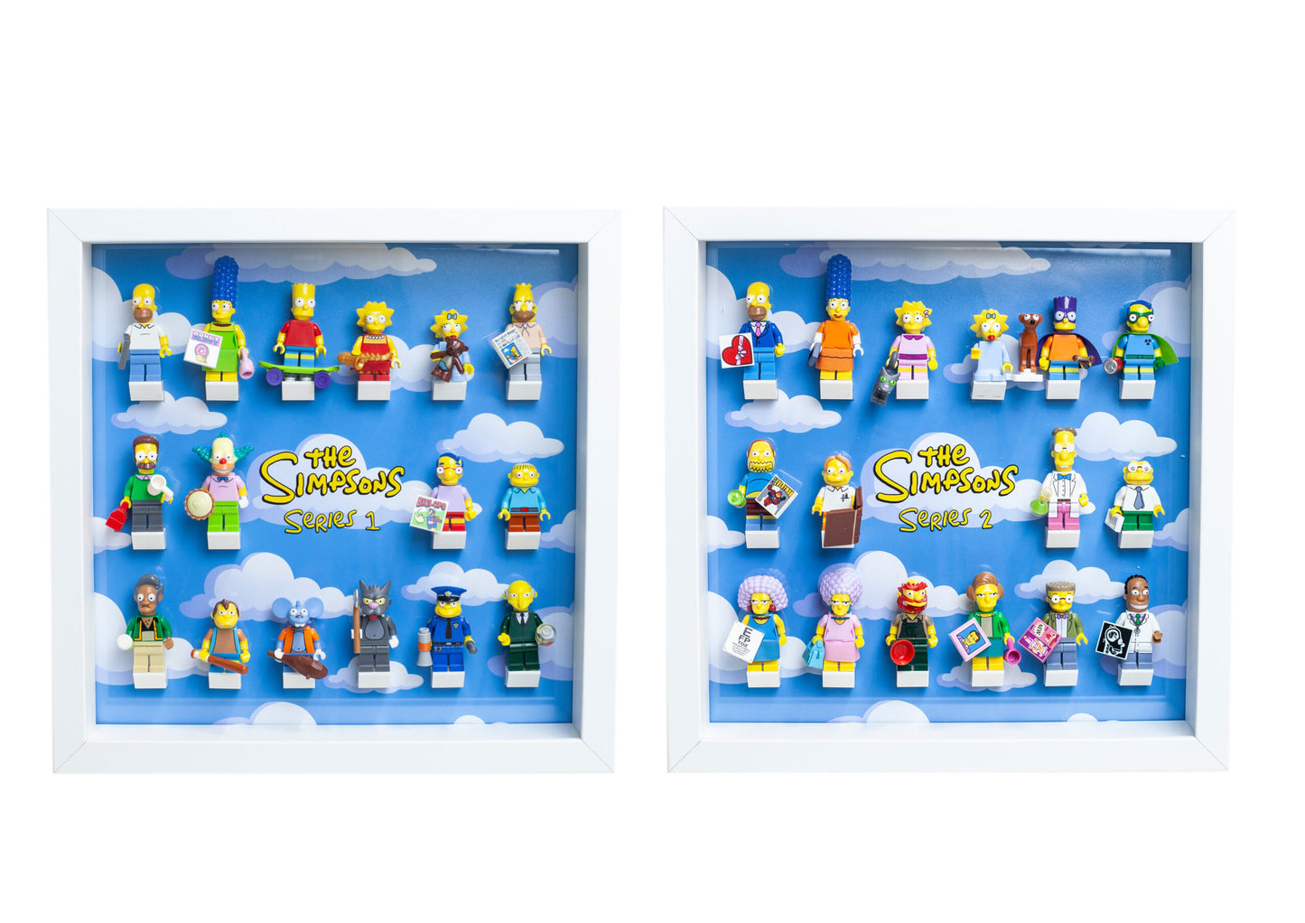 Acrylic Display Frame Insert for LEGO CMF Minifigure Simpsons Series 2