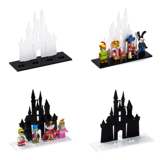 Acrylic Castle Minifigure Display stand for LEGO Minifigures