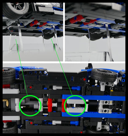 McLaren Senna  Display Case With Internal Stand For LEGO model (42123)