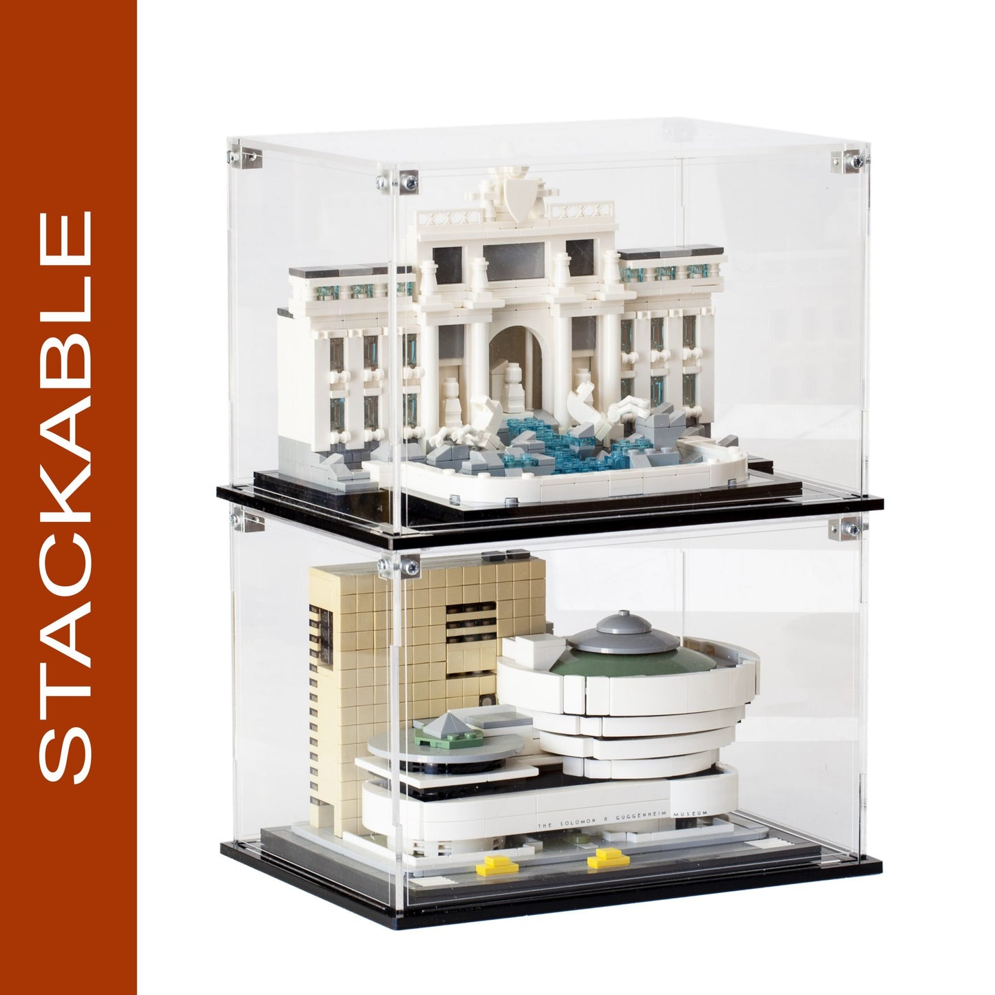 Acrylic Display Case for the LEGO® Solomon R. Guggenheim Museum® 21035