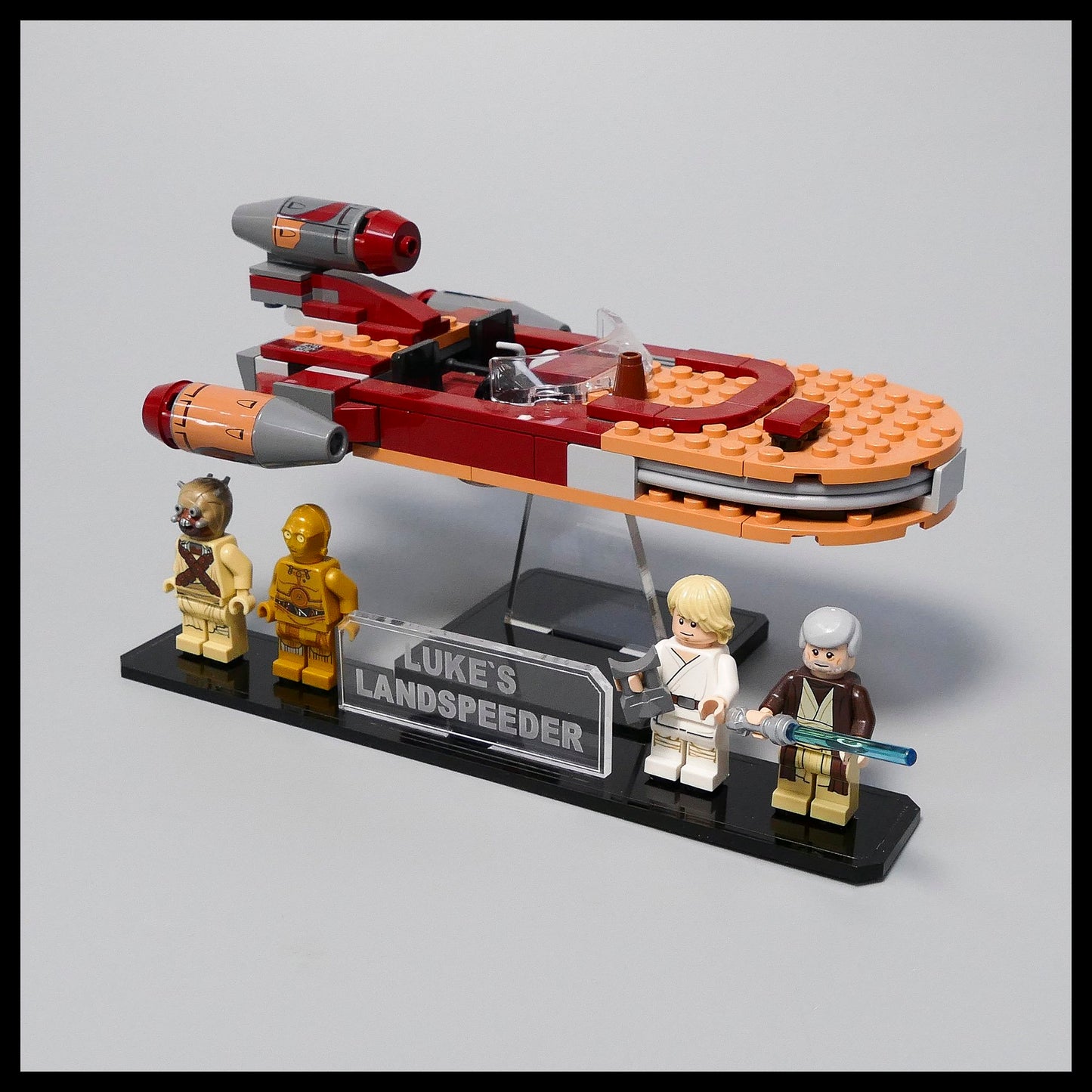Acrylic Display Stand for LEGO Star Wars Luke’s Landspeeder™ 75173