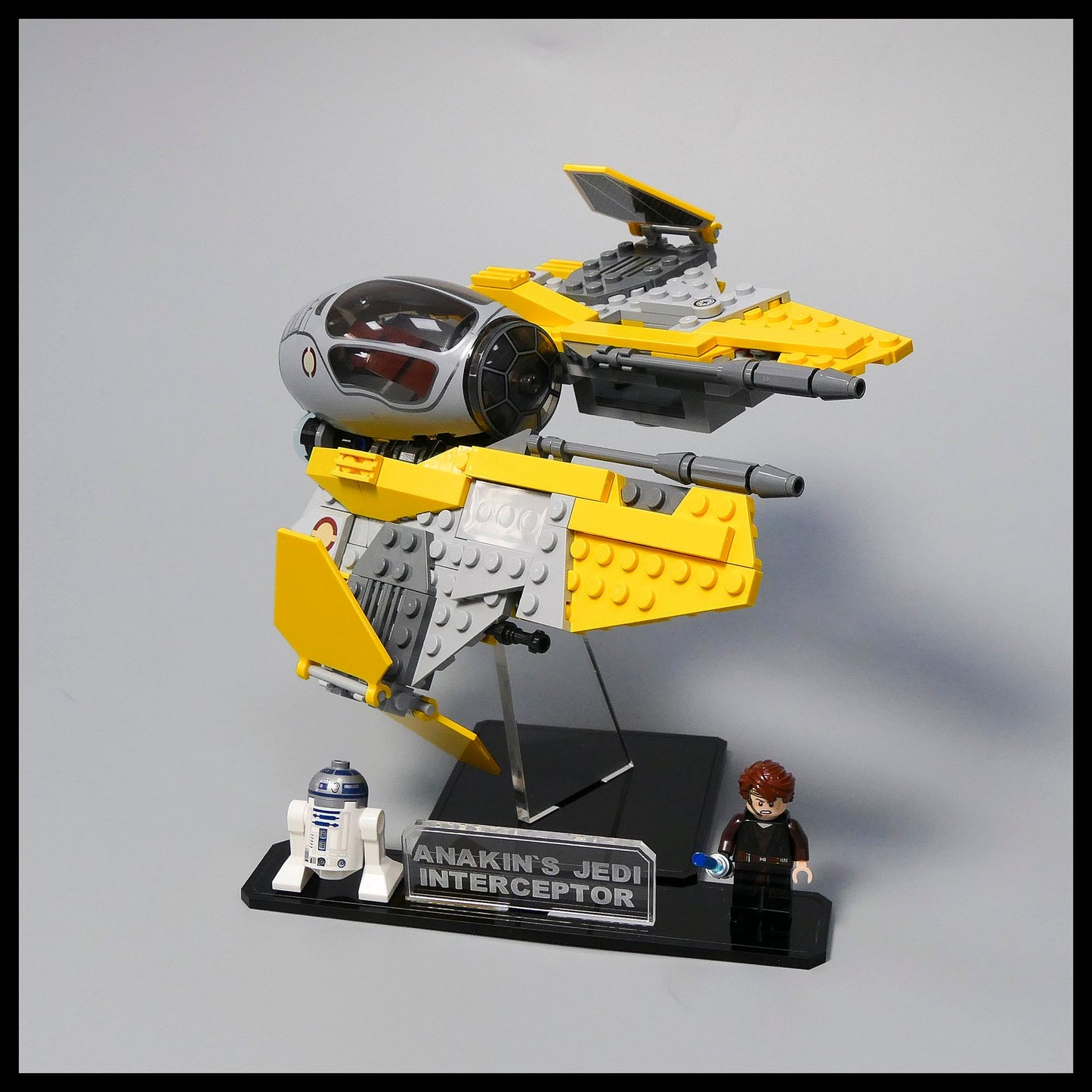 Acrylic Display Stand For LEGO Anakin's Jedi™ Interceptor 75281