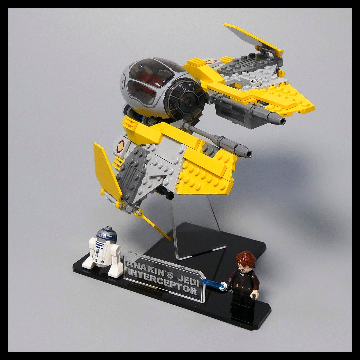 Acrylic Display Stand For LEGO Anakin's Jedi™ Interceptor 75281