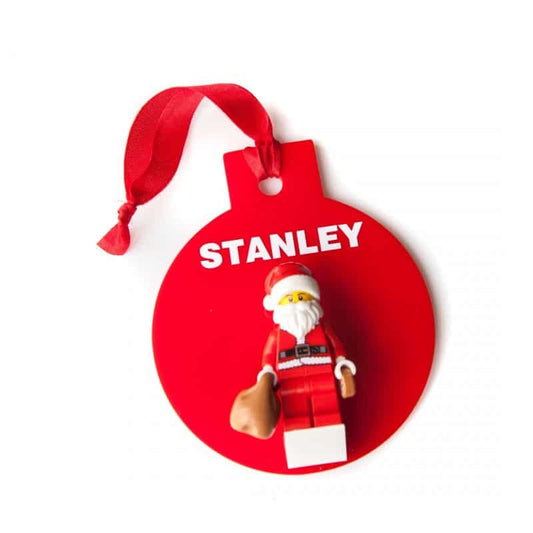 christmas minifigure bauble