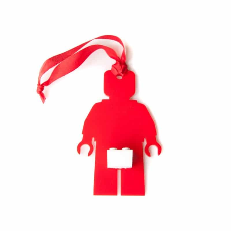 christmas minifigure tree decoration