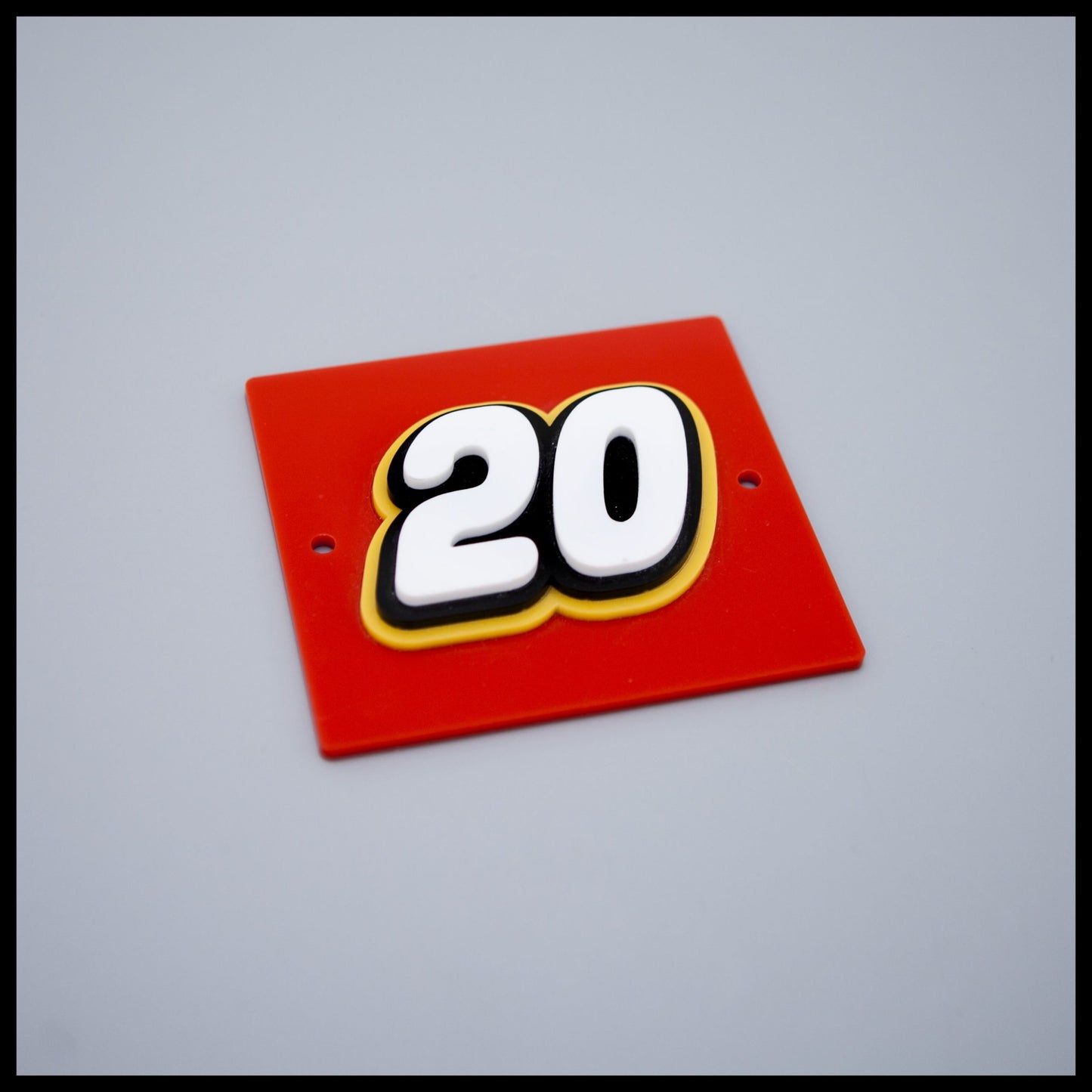 3D Stacked Acrylic House Number Plaques