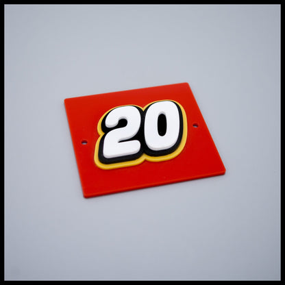 3D Stacked Acrylic House Number Plaques