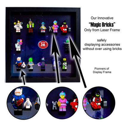 Acrylic Frame Insert for LEGO CMF Minifigure Series 26