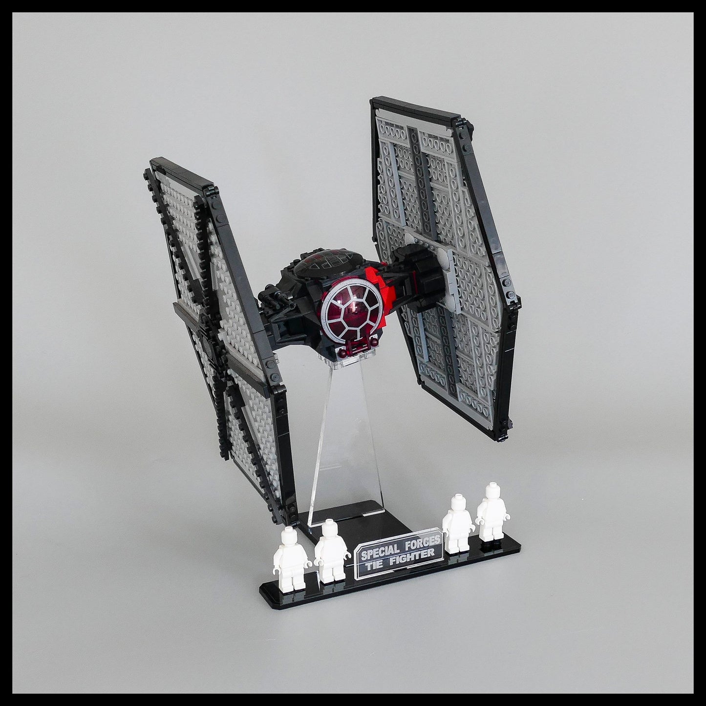 First Order Special Forces TIE Fighter Acrylic Display Stand 75101