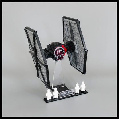 First Order Special Forces TIE Fighter Acrylic Display Stand 75101