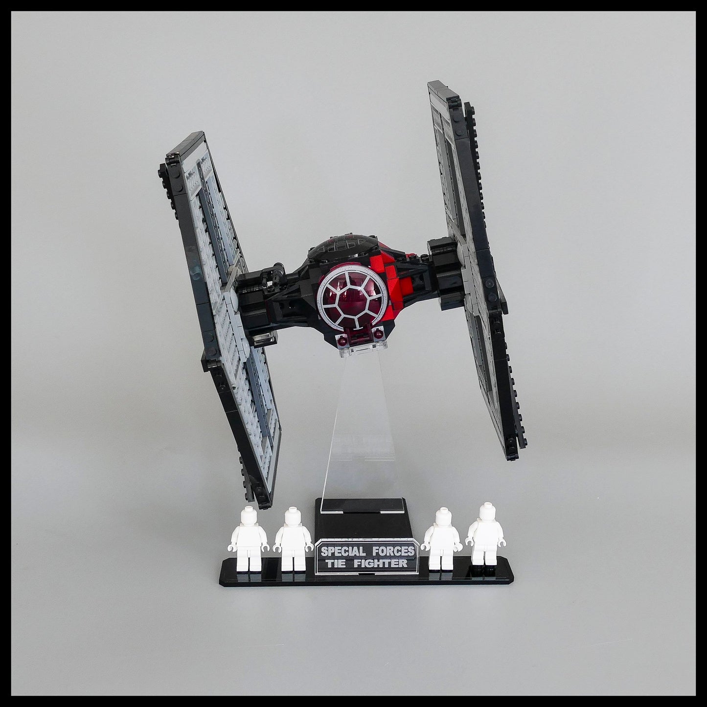 First Order Special Forces TIE Fighter Acrylic Display Stand 75101