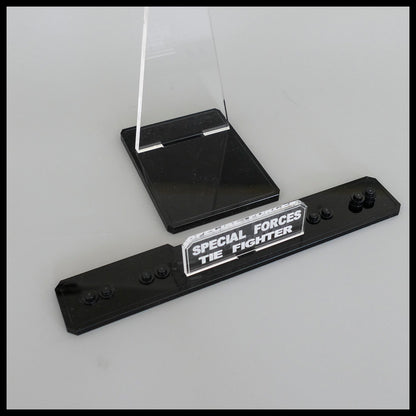 First Order Special Forces TIE Fighter Acrylic Display Stand 75101
