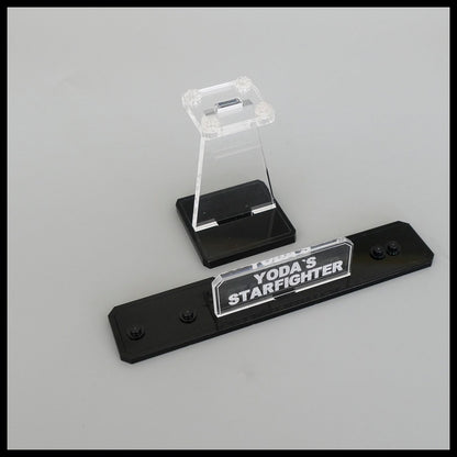 Acrylic Display Stand for LEGO Yoda Starfighter (75168)
