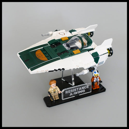 Acrylic Display Stand for LEGO Star Wars Resistance A-Wing (75248)