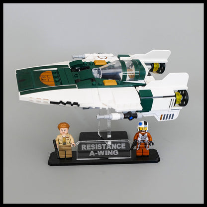 Acrylic Display Stand for LEGO Star Wars Resistance A-Wing (75248)
