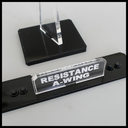 Acrylic Display Stand for LEGO Star Wars Resistance A-Wing (75248)
