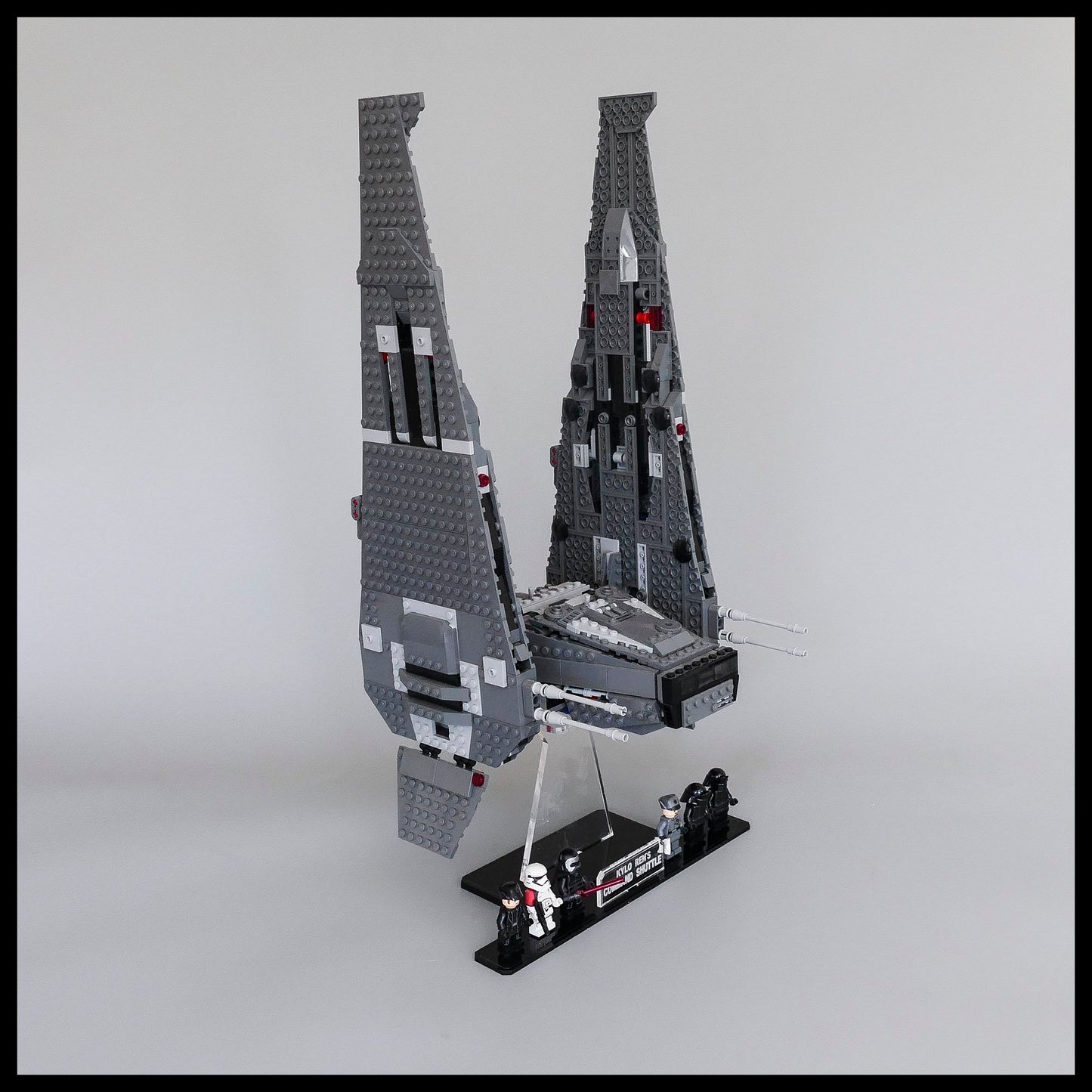Acrylic Display Stand for LEGO Star Wars Kylo Ren’s Command Shuttle™ 75104