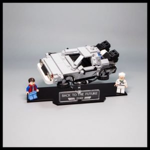 Acrylic Display Stand For The LEGO Delorean Back To The Future Model