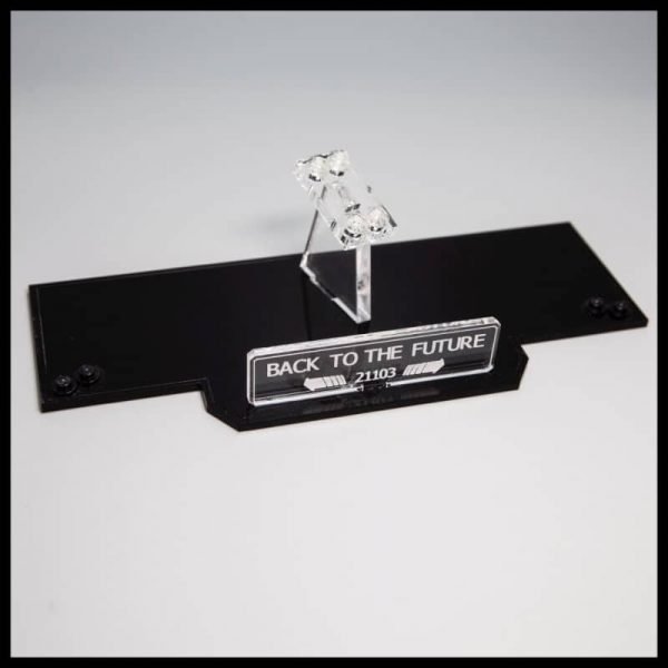 Acrylic Display Stand For The LEGO Delorean Back To The Future Model