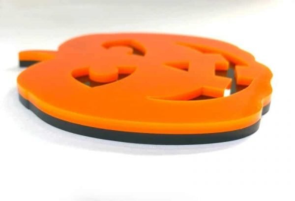 Acrylic Halloween Pumpkin Coaster