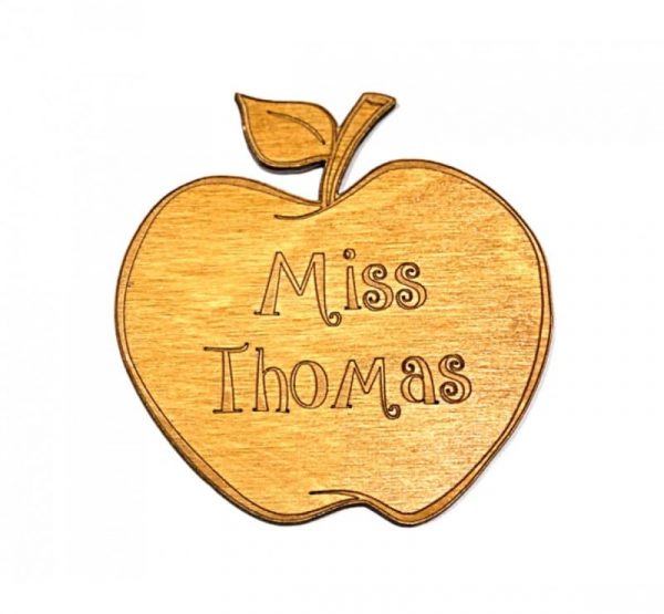 Personalised Wooden Teacher Coaster