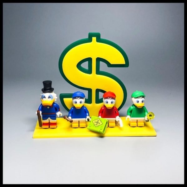 Acrylic Display Stand For LEGO Disney Series  Ducks Minifigures