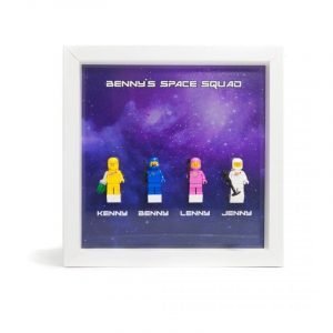 Acrylic Frame Insert For LEGO Benny’s Space Squad Minifigures